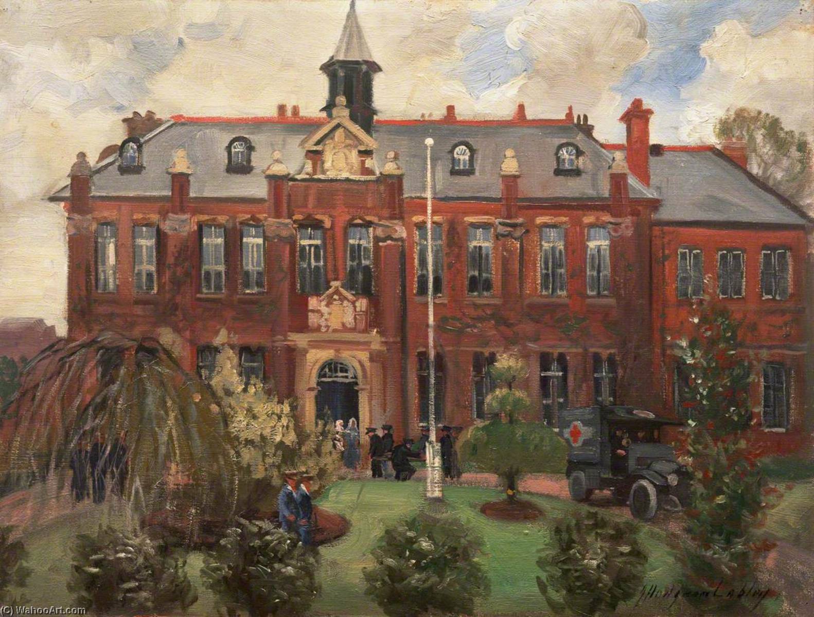 The British Red Cross Society Hospital At The Episcopal Modern Schools, Exeter — John Hodgson Lobley