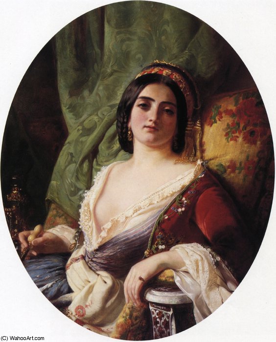 A Young Woman From Smyrna — Charles Edouard Boutibonne