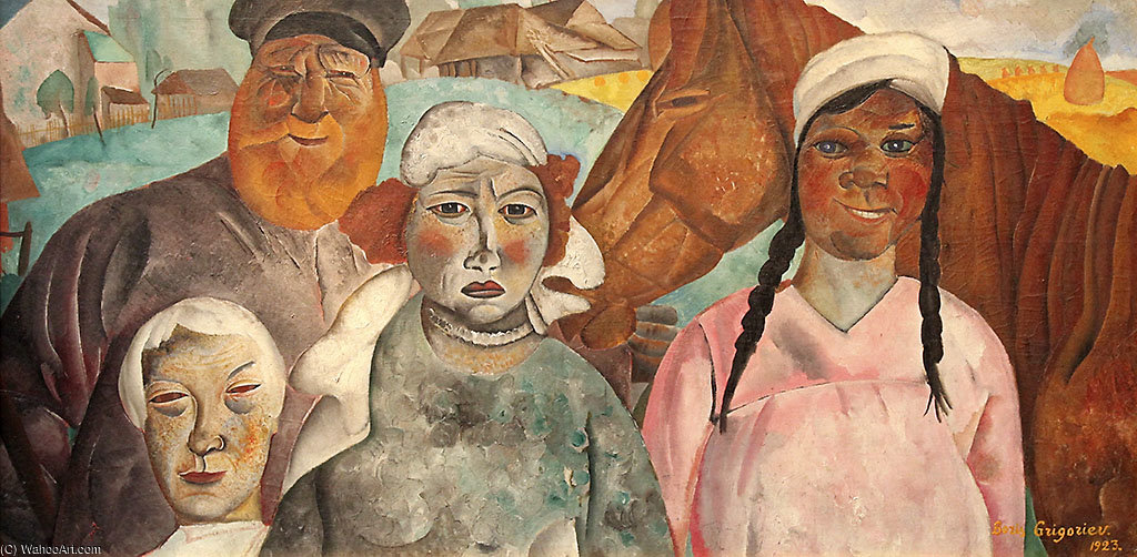 Peasant Family — Boris Dmitrievich Grigoriev