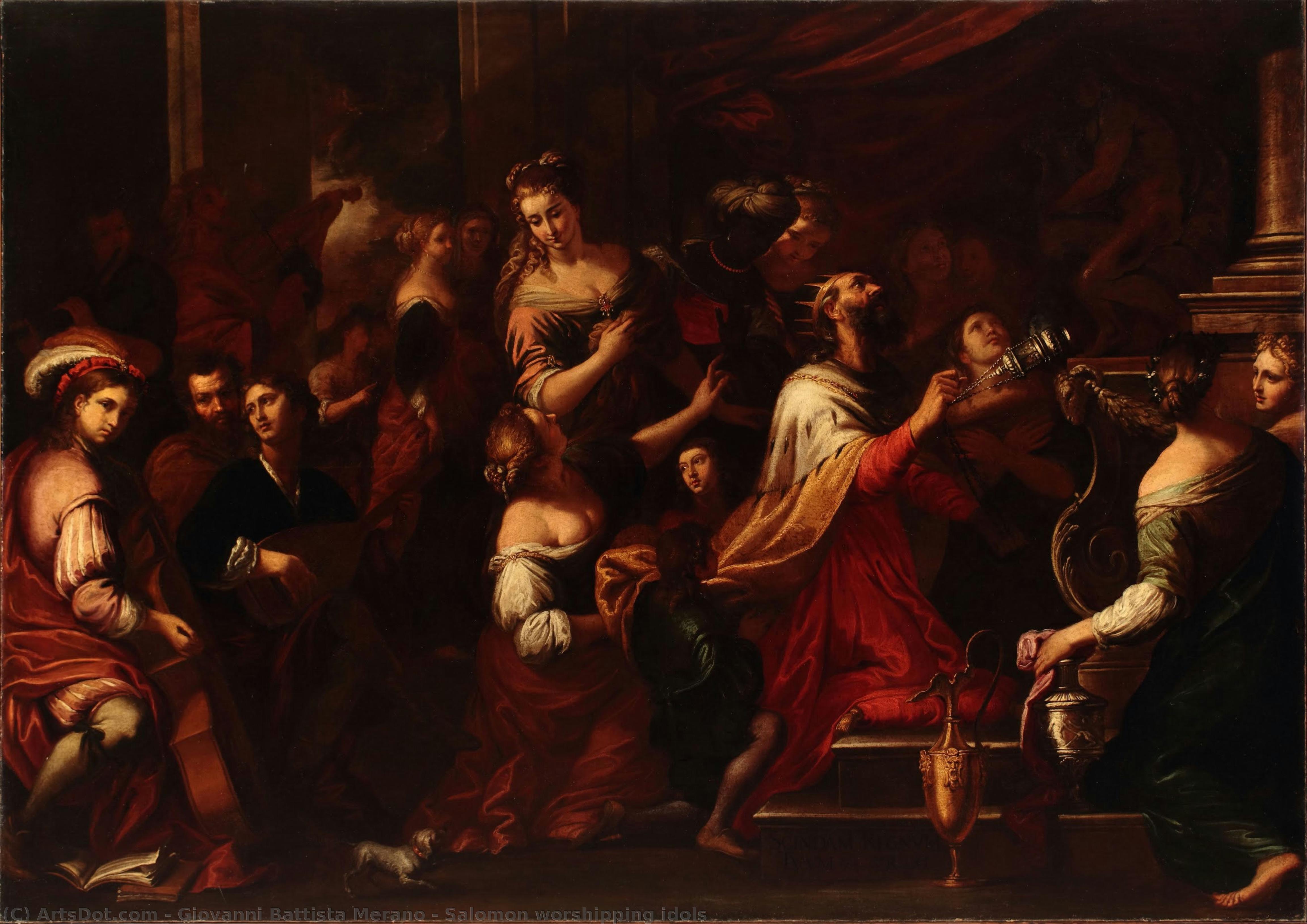 Salomon Worshipping Idols — Giovanni Battista Merano