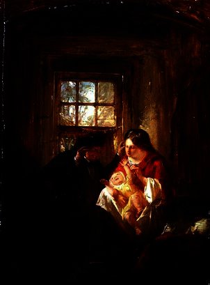 Maternal Joy — Thomas Faed