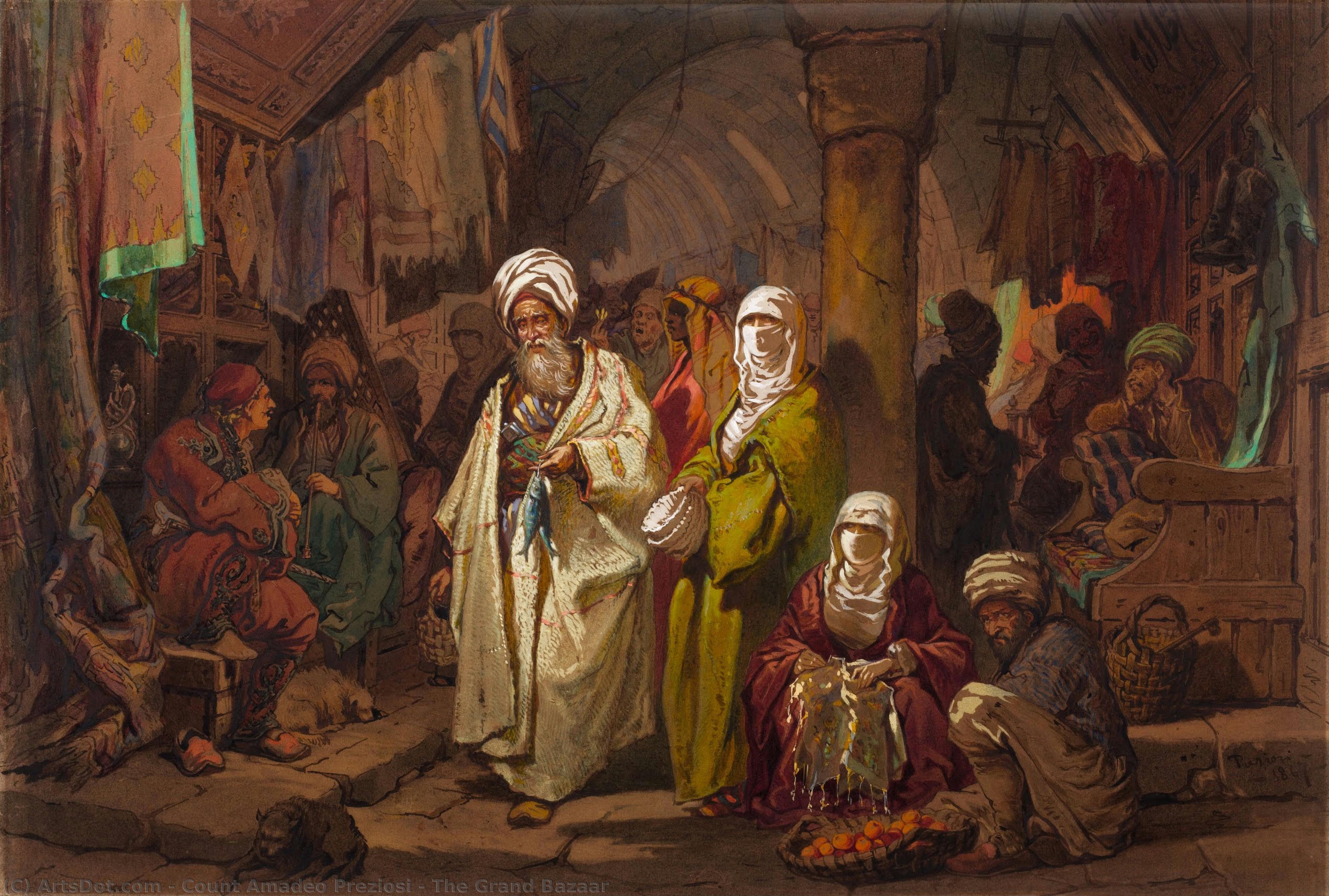 The Grand Bazaar — Count Amadeo Preziosi