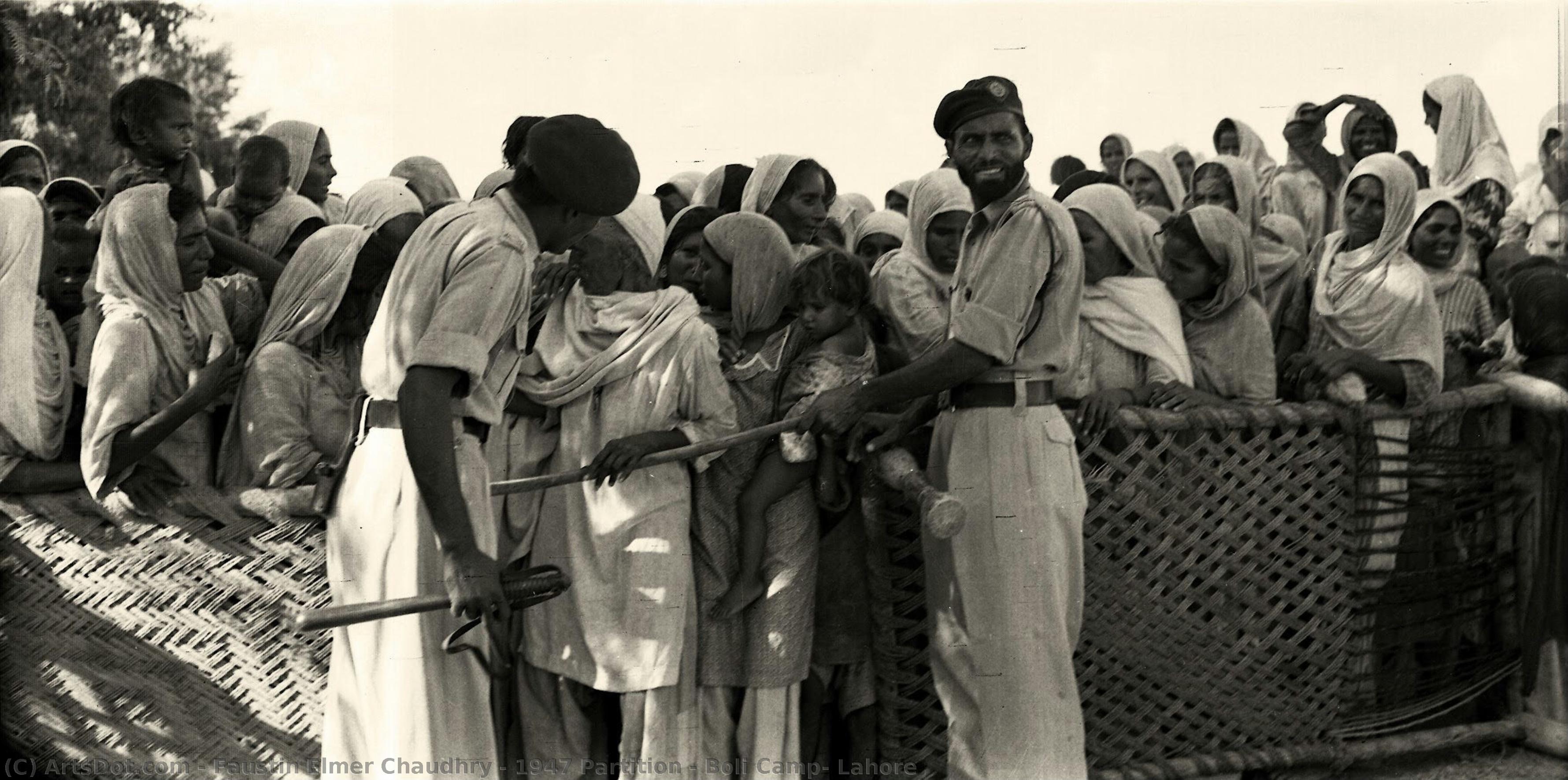 1947 Partition - Boli Camp, Lahore — Faustin Elmer Chaudhry