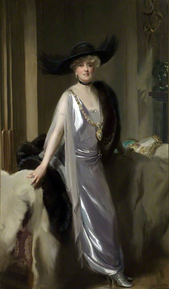 Mrs Wilson (d.1950), Mayoress Of Liverpool — Frank O. Salisbury