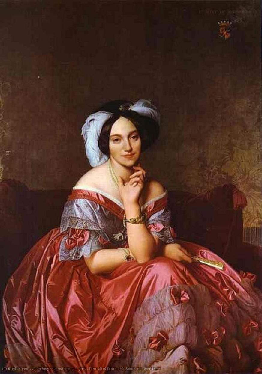 Portrait Of Baroness James De Rothschild — Jean-auguste-dominique Ingres