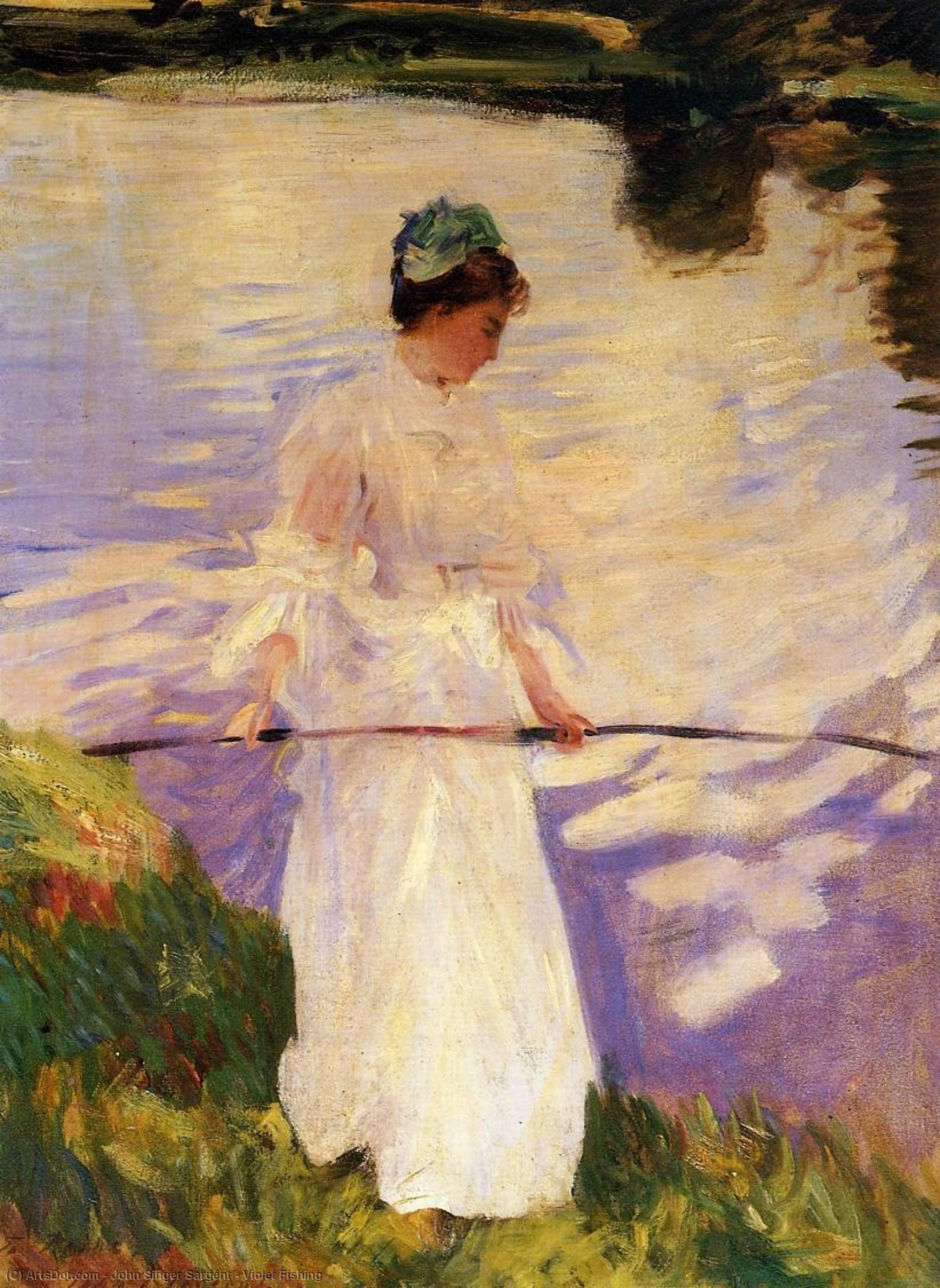 Violet Fishing — ジョン・シンガー・サージェント