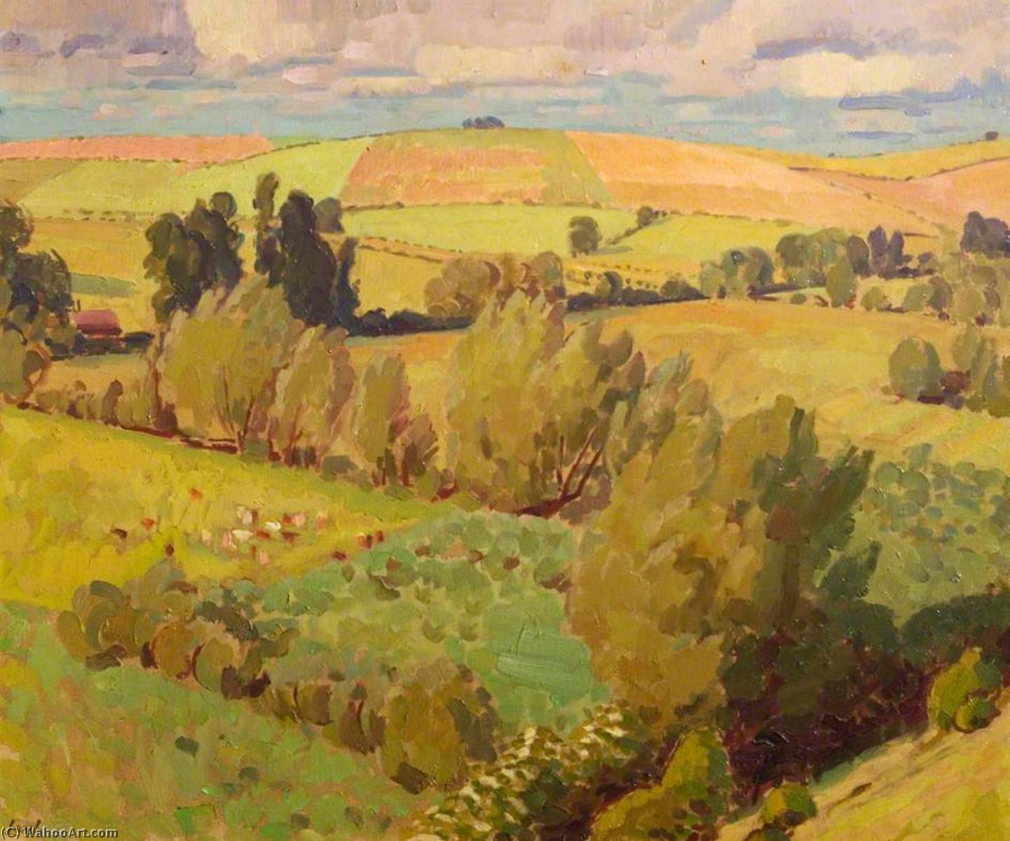 Withy Beds, Herefordshire, Summer — ヘンリー・ラム