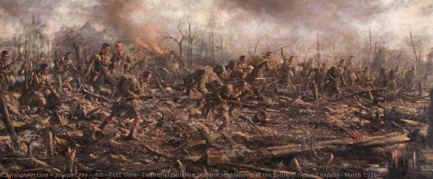 4th (ross Shire) Territorial Battalion Seaforth Highlanders At The Battle Of Neuve Chapelle, March 1915 — Joseph Gray