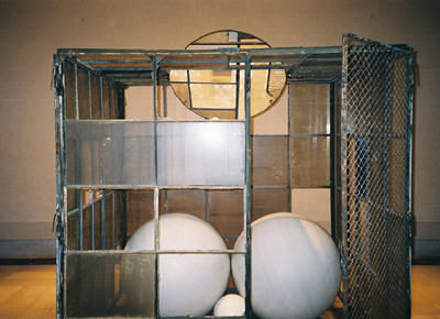 Cell 3, White Marble Spheres — Louise Joséphine Bourgeois