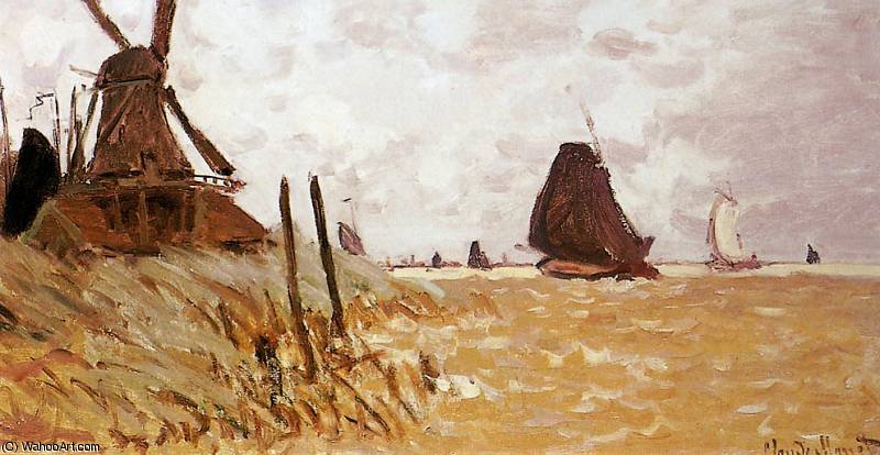 Mill The Oosterkattegat Sun — クロード・モネ