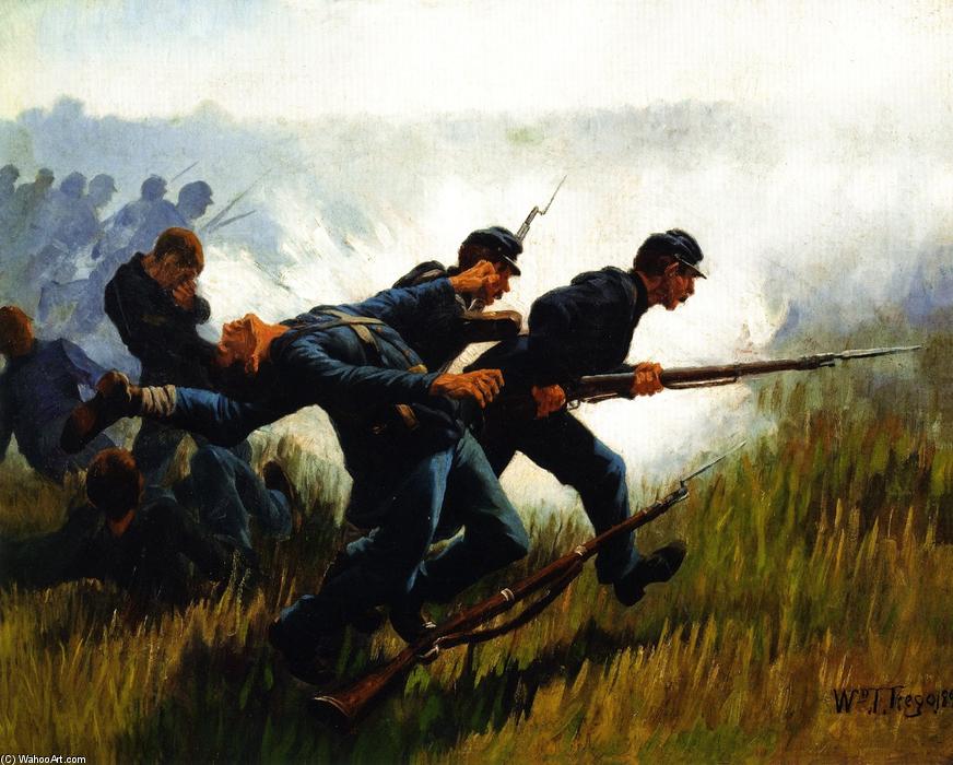 Study For 'the Rescue Of The Colors' — William Trego