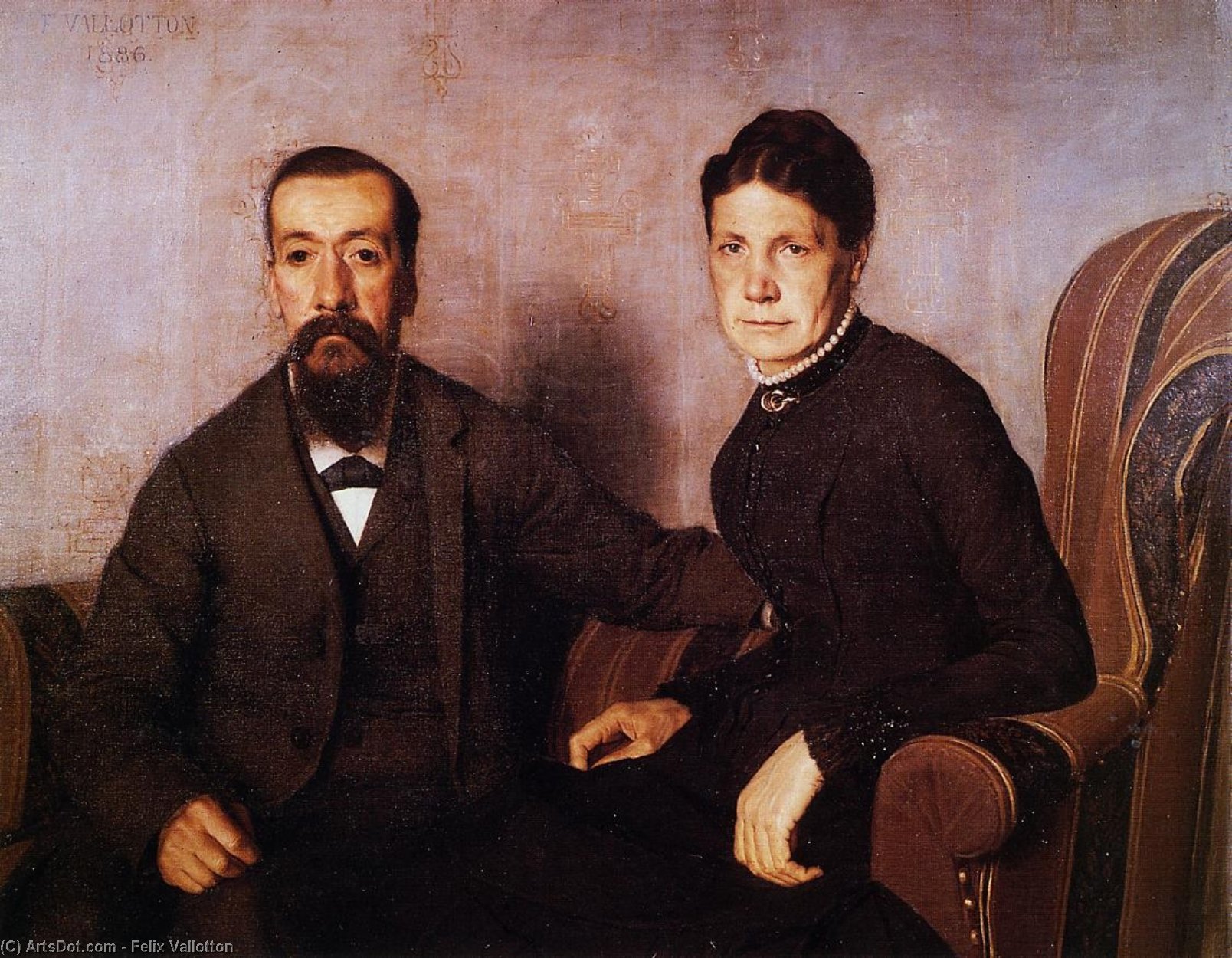 The Artist`s Parents — Félix Vallotton