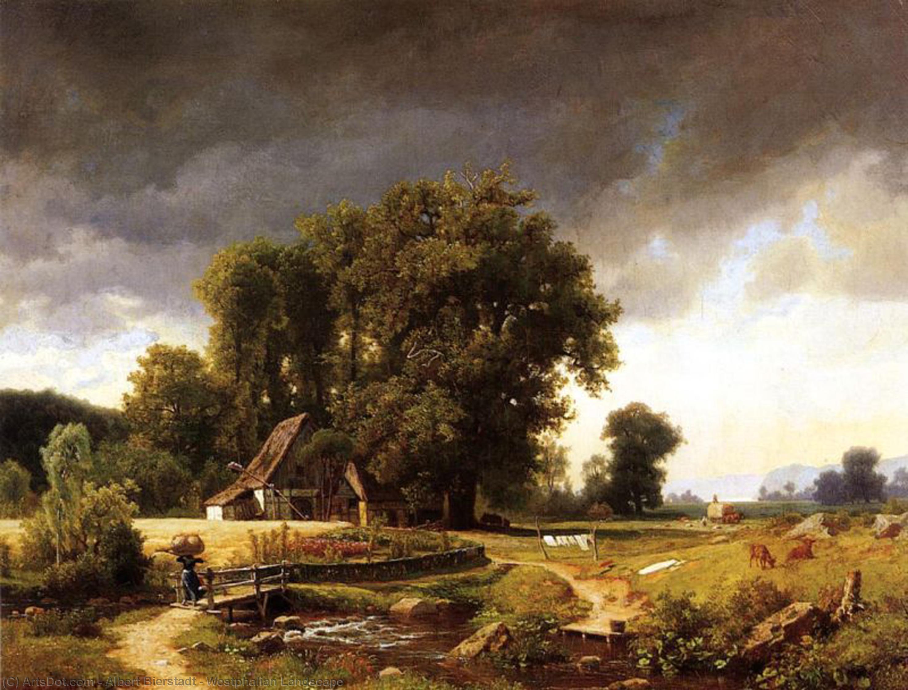 Westphalian Landscape — Альберт Биерштадт
