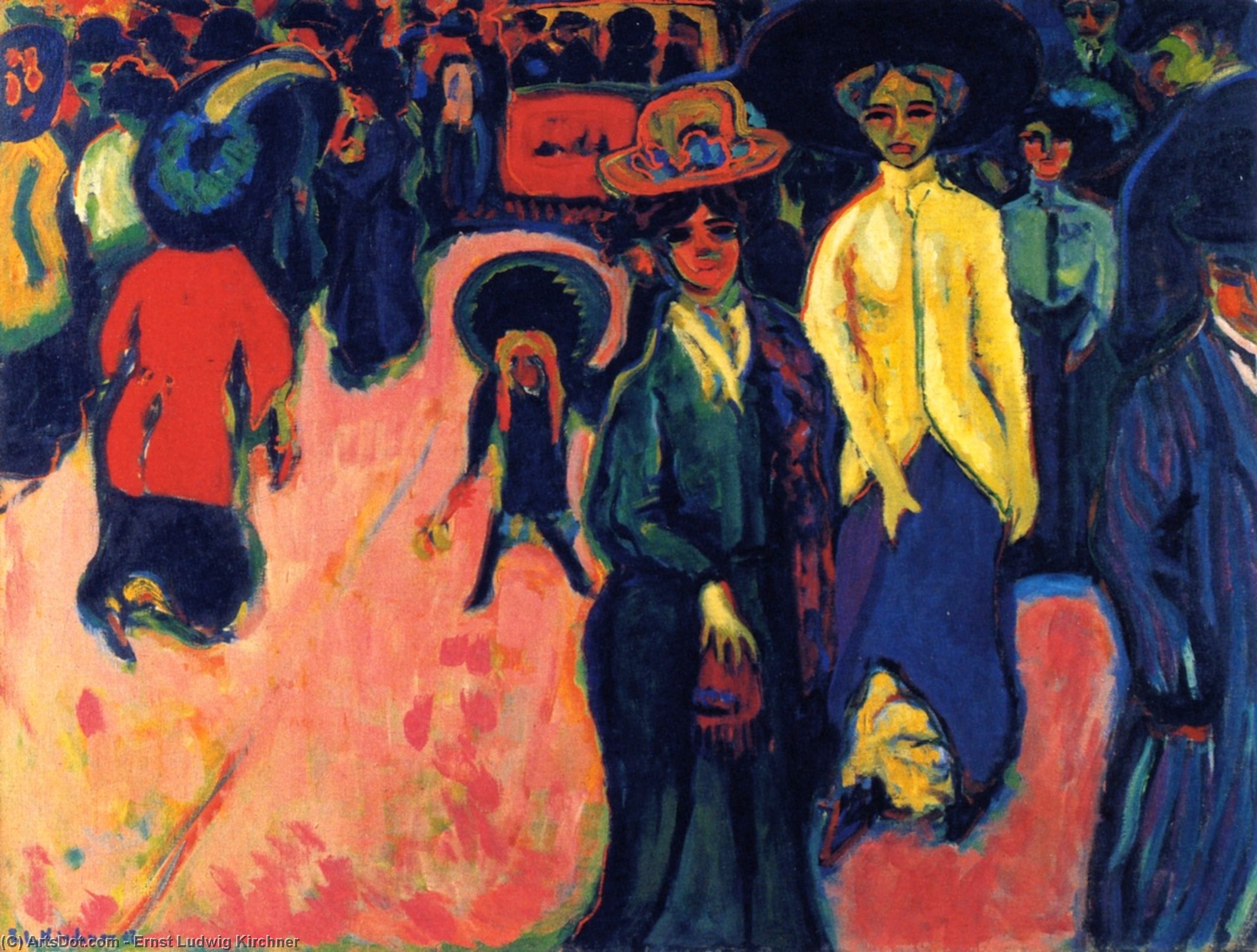 Street, Dresden — Ernst Ludwig Kirchner