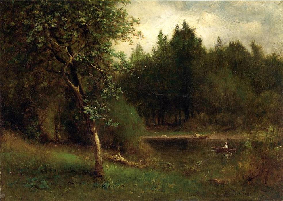 River Landscape — ジョージ・インネス