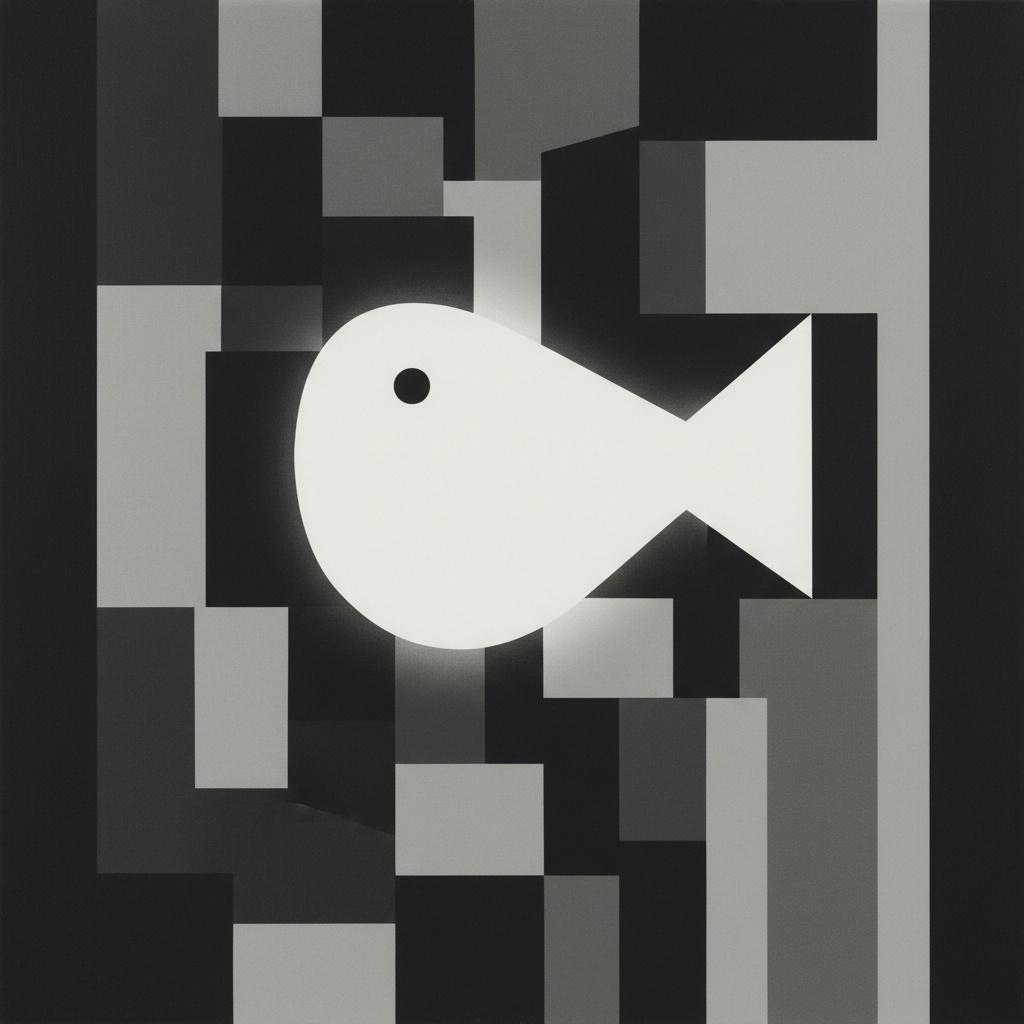 Luminous Fragment: The Silent Form In Monochrome — Marc Duvallier