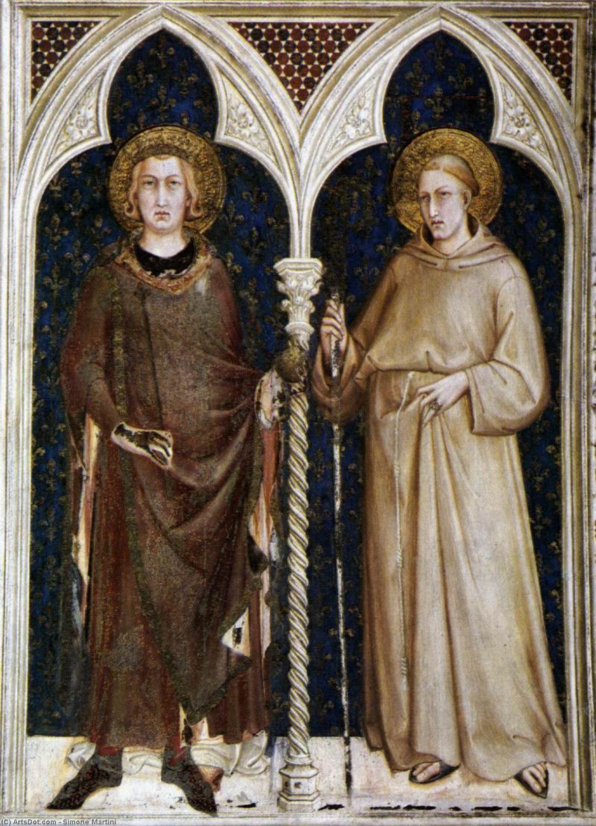 San Luis De Toulouse Y San Luis De Toulouse — Simone Martini