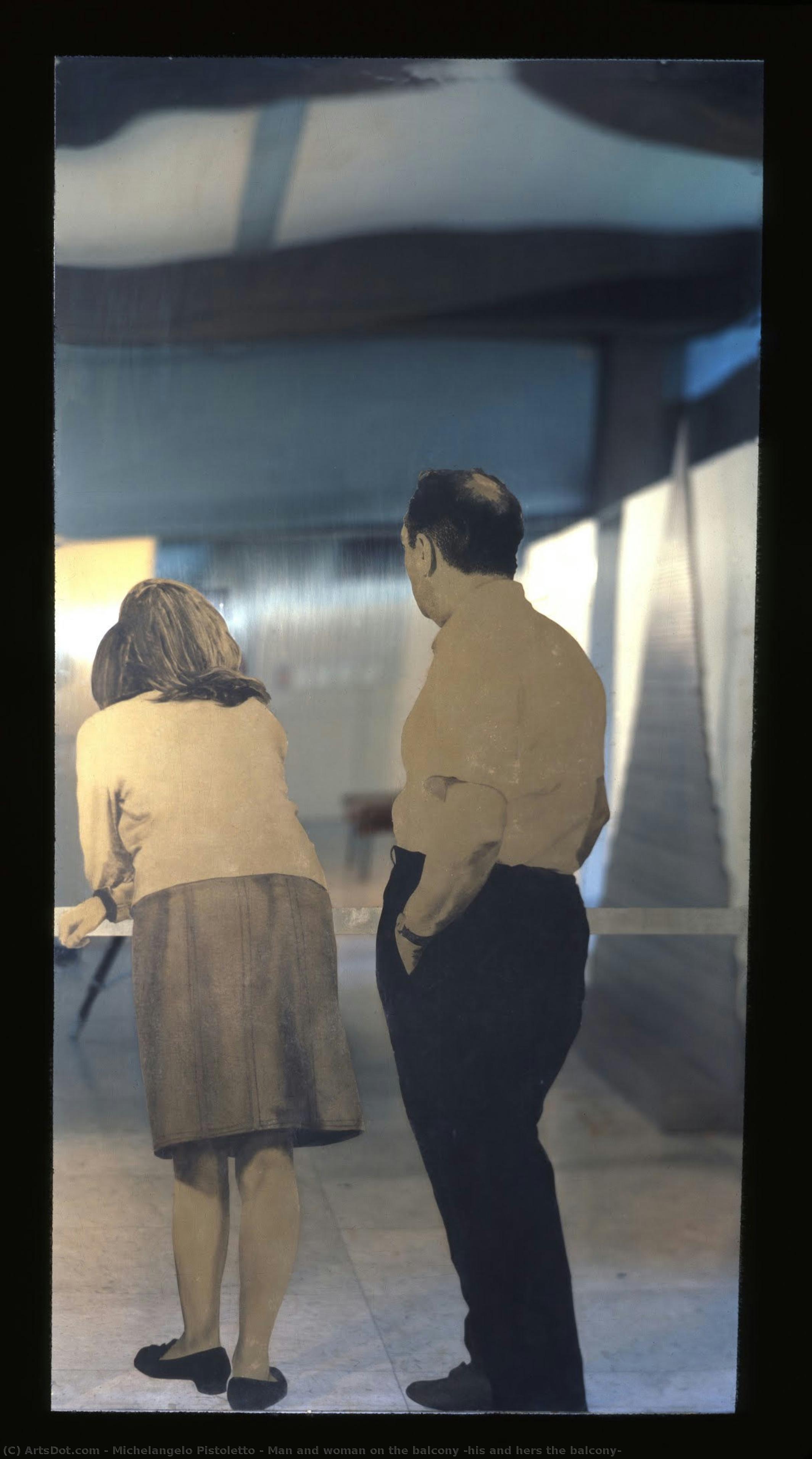 Man And Woman On The Balcony (his And Hers The Balcony) — Michelangelo Pistoletto