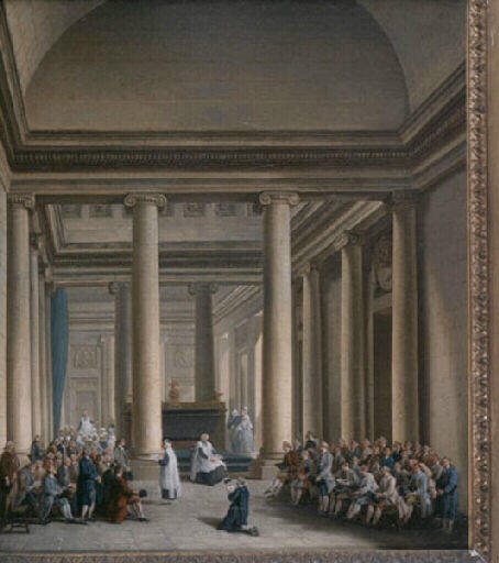 Intérieur De La Chapelle De La Providence À L'église Saint Louis — Pierre Antoine De Machy