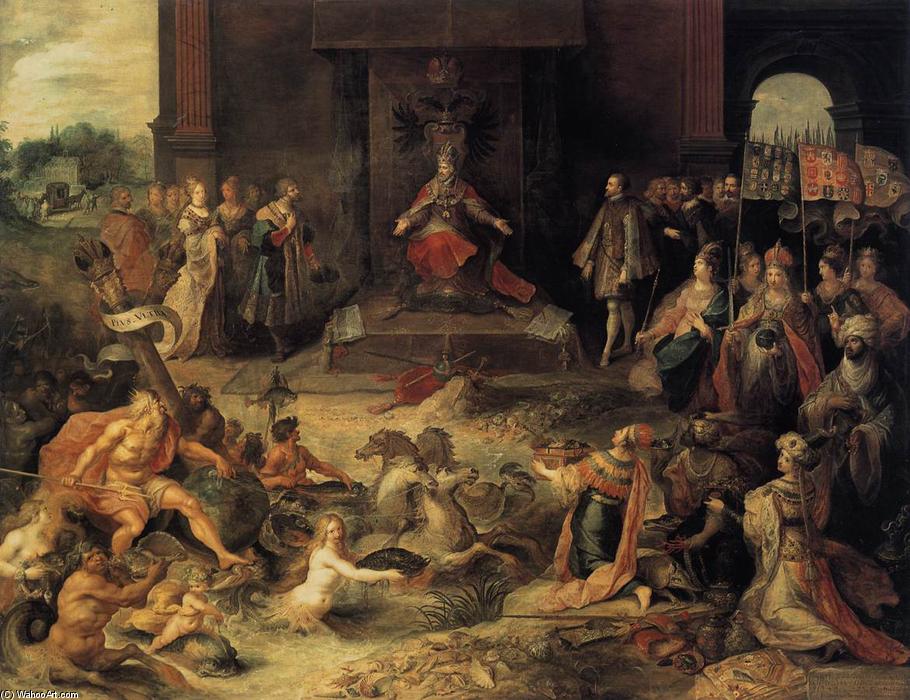 Allegory On The Abdication Of Emperor Charles V In Brussels, 25 October 1555, — Franz Francken Der Jüngere