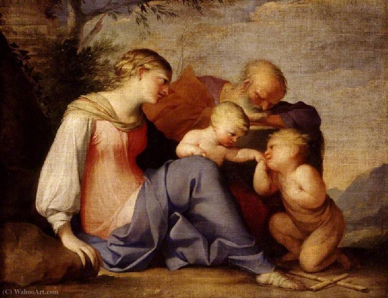 The Holy Family With The Infant Saint John The Baptist — Lubin Baugin