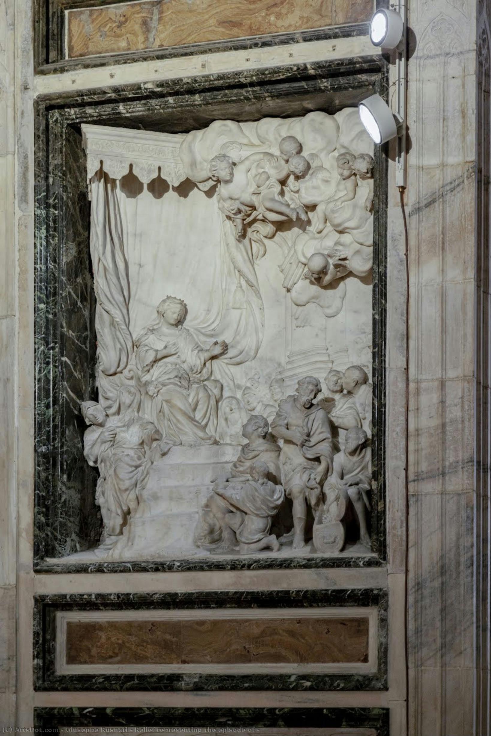 Relief Representing The Episode Of — Giuseppe Rusnati