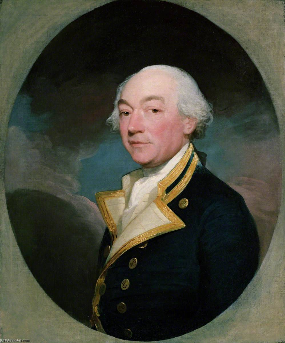 Captain William Locker (1731–1800) — ギルバート・スチュアート