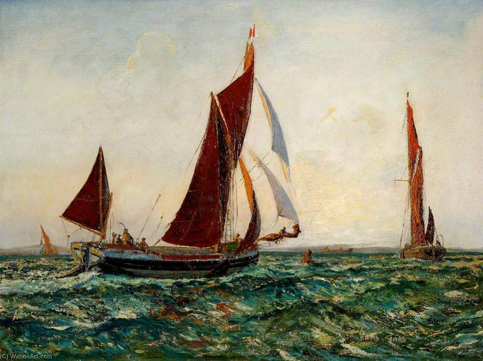 The Barge Race — Charles David Cobb