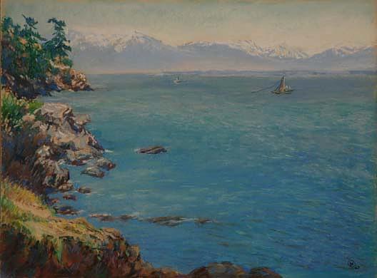 The Olympic Mountains, (painting) — Mary Agnes Yerkes