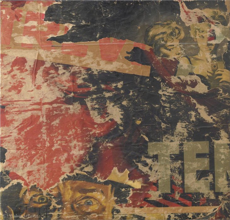 Untitled (151) — Mimmo Rotella