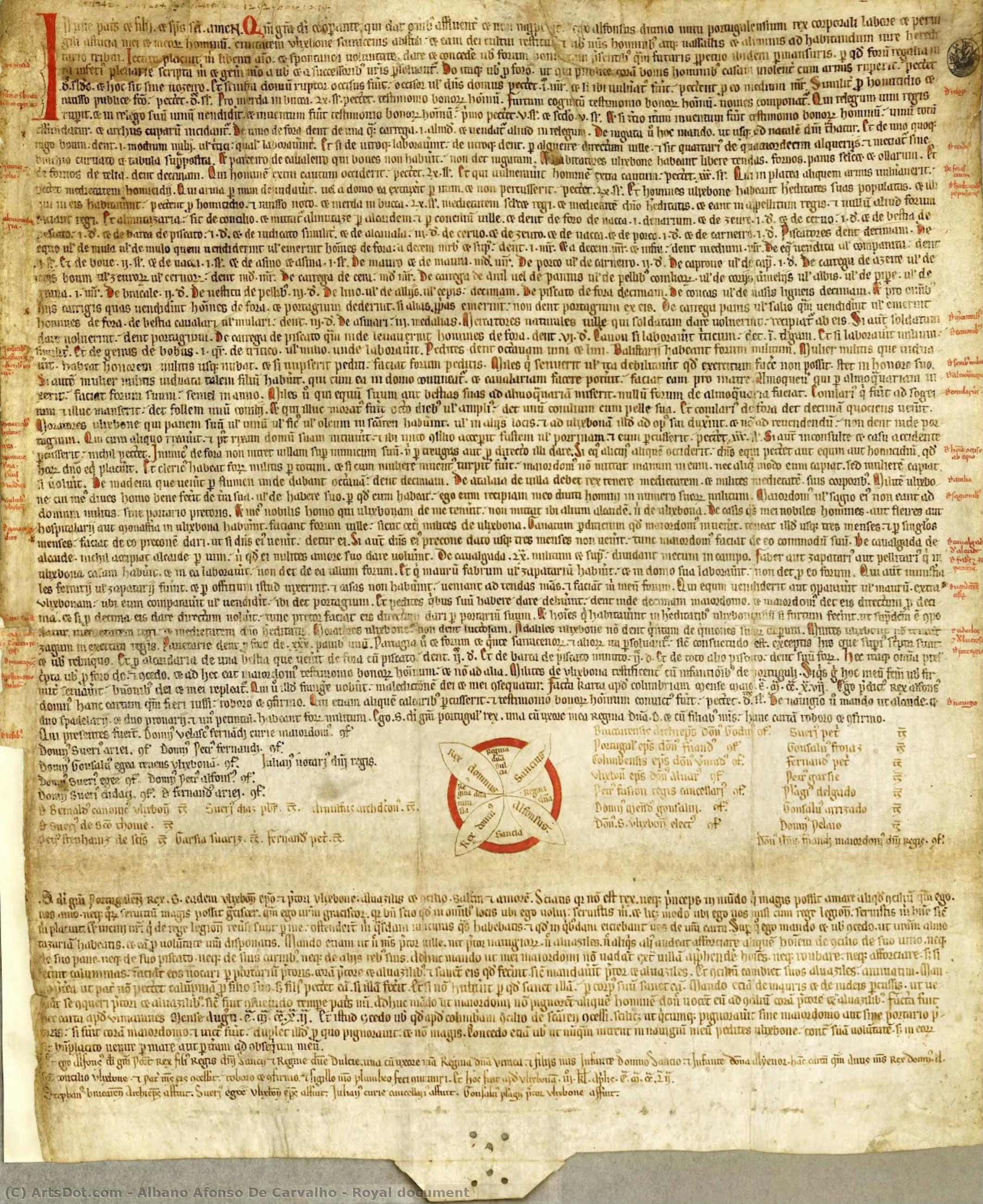 Royal Document — Albano Afonso De Carvalho