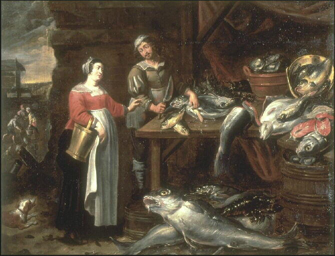 Un Marchand De Poissons — Alexander Adriaenssen
