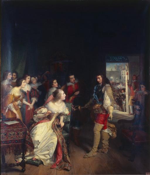 Entrevue De Monsieur Le Prince Et De Mademoiselle De Montpensier — Rude (fremiet) Sophie