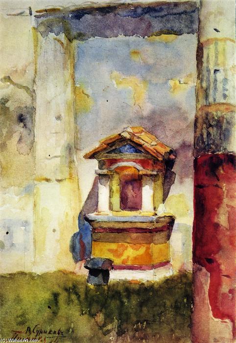Pompeii. A Fountain With Colonettes — Vasily Ivanovich Surikov