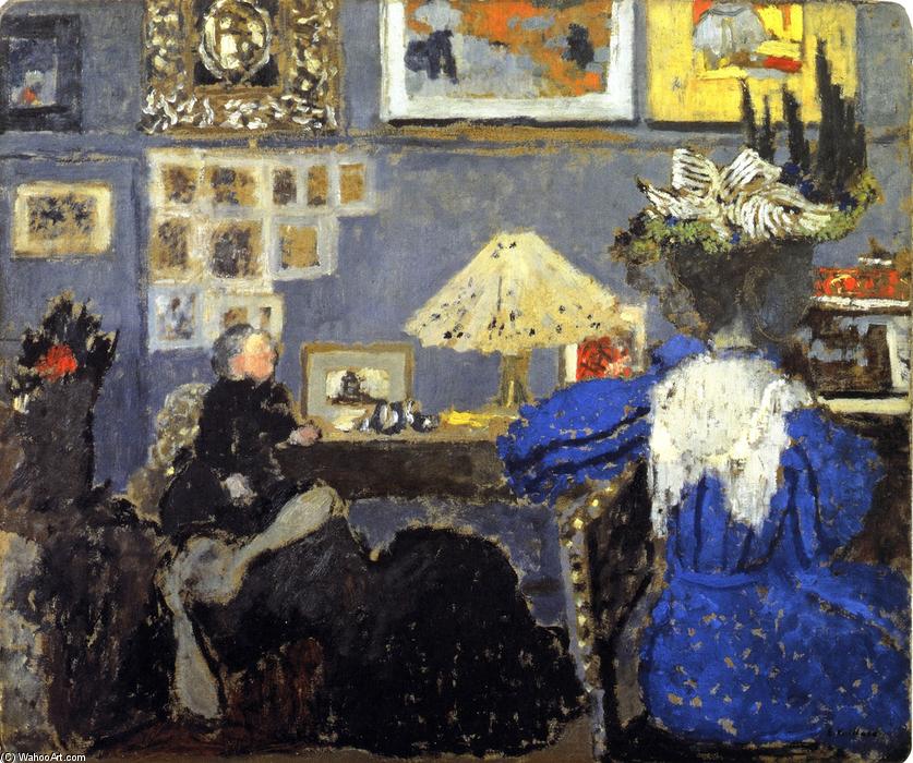 Woman In Blue (also Known As At The Ransons') — Jean-édouard Vuillard