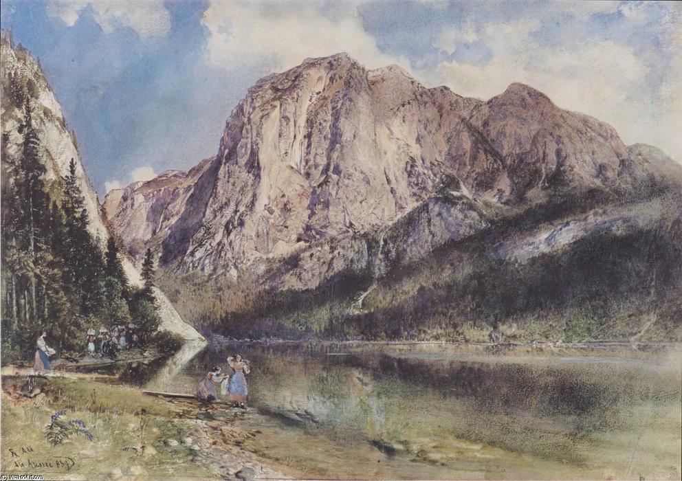 Altausseersee With Trisselwand — Rudolf Von Alt