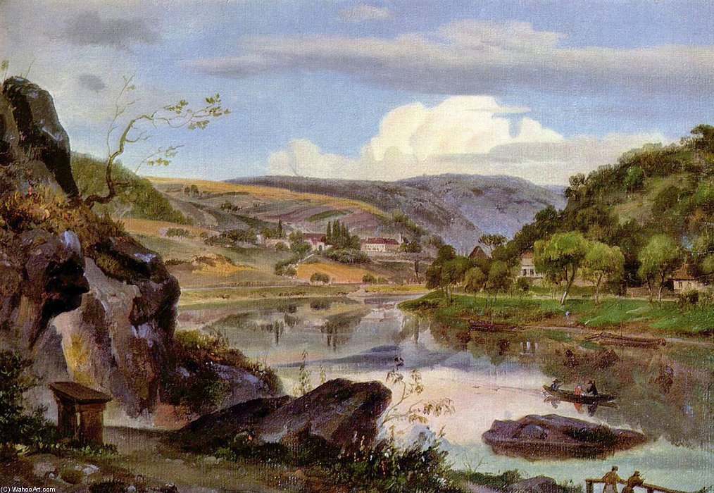 Stift Neuburg Und Das Neckartal — Ernst Fries