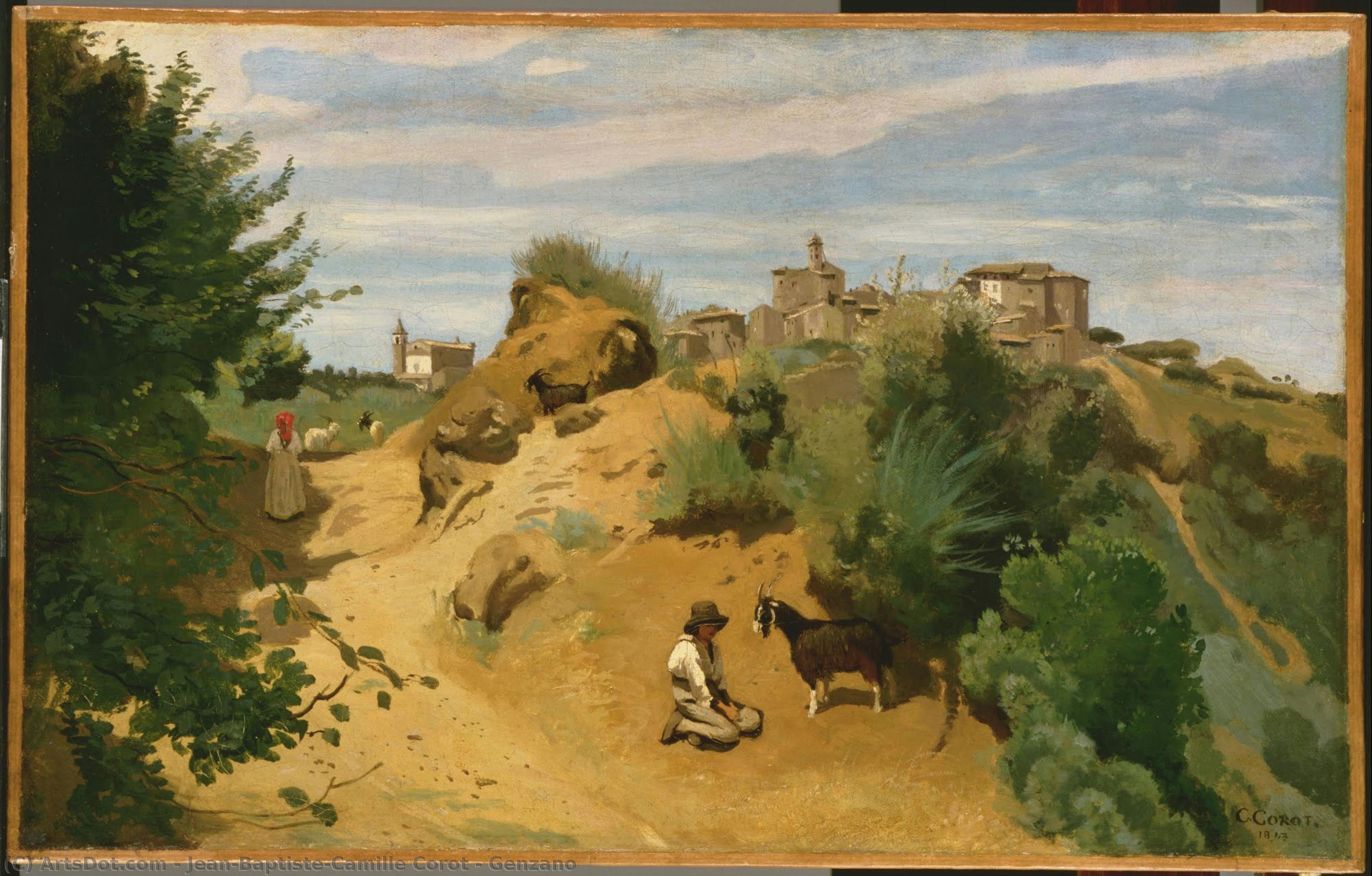 Genzano — Jean-baptiste-camille Corot