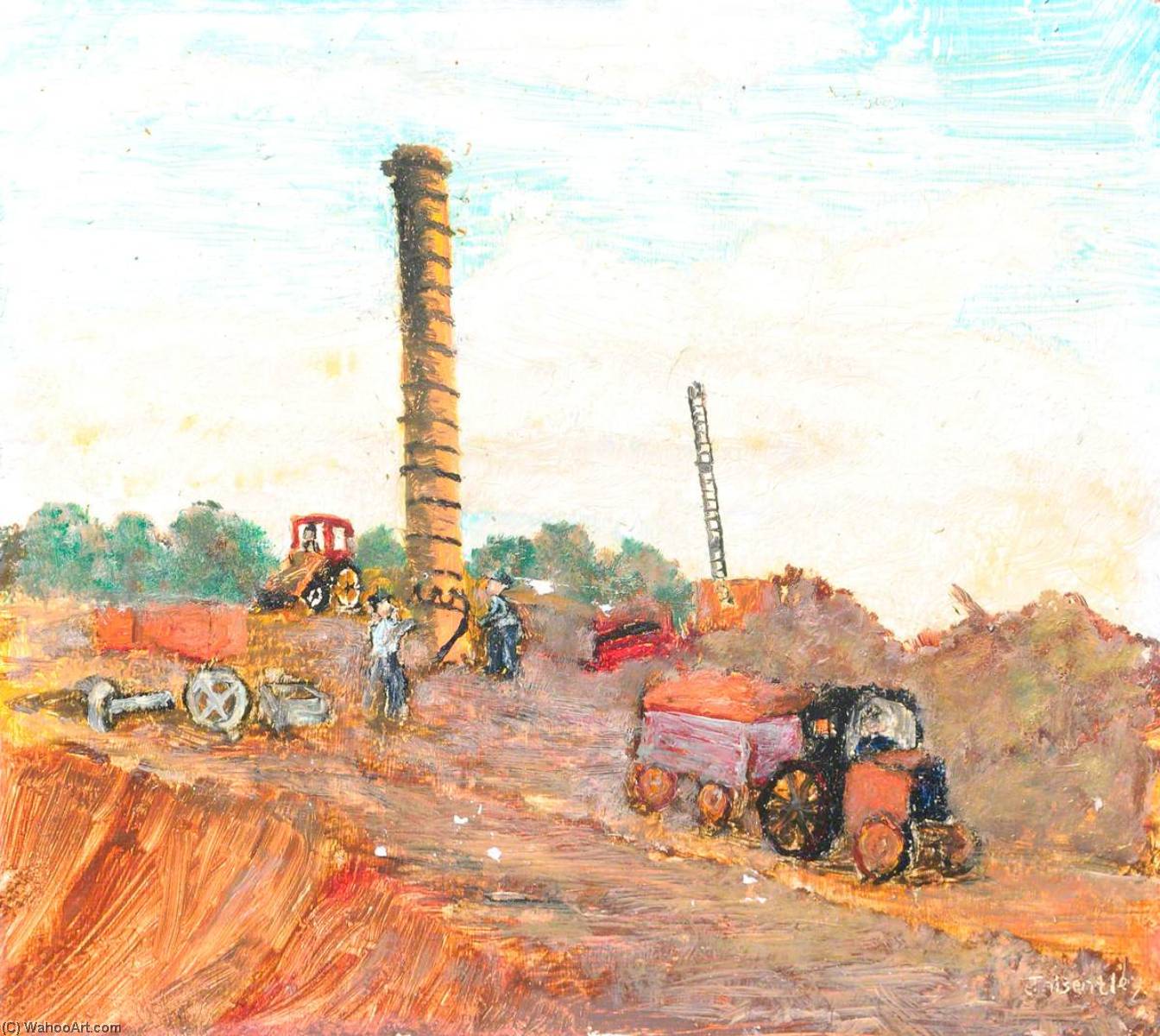 The Last Day Of Demolition Of Caterall's Trap Brickworks — James Bentley