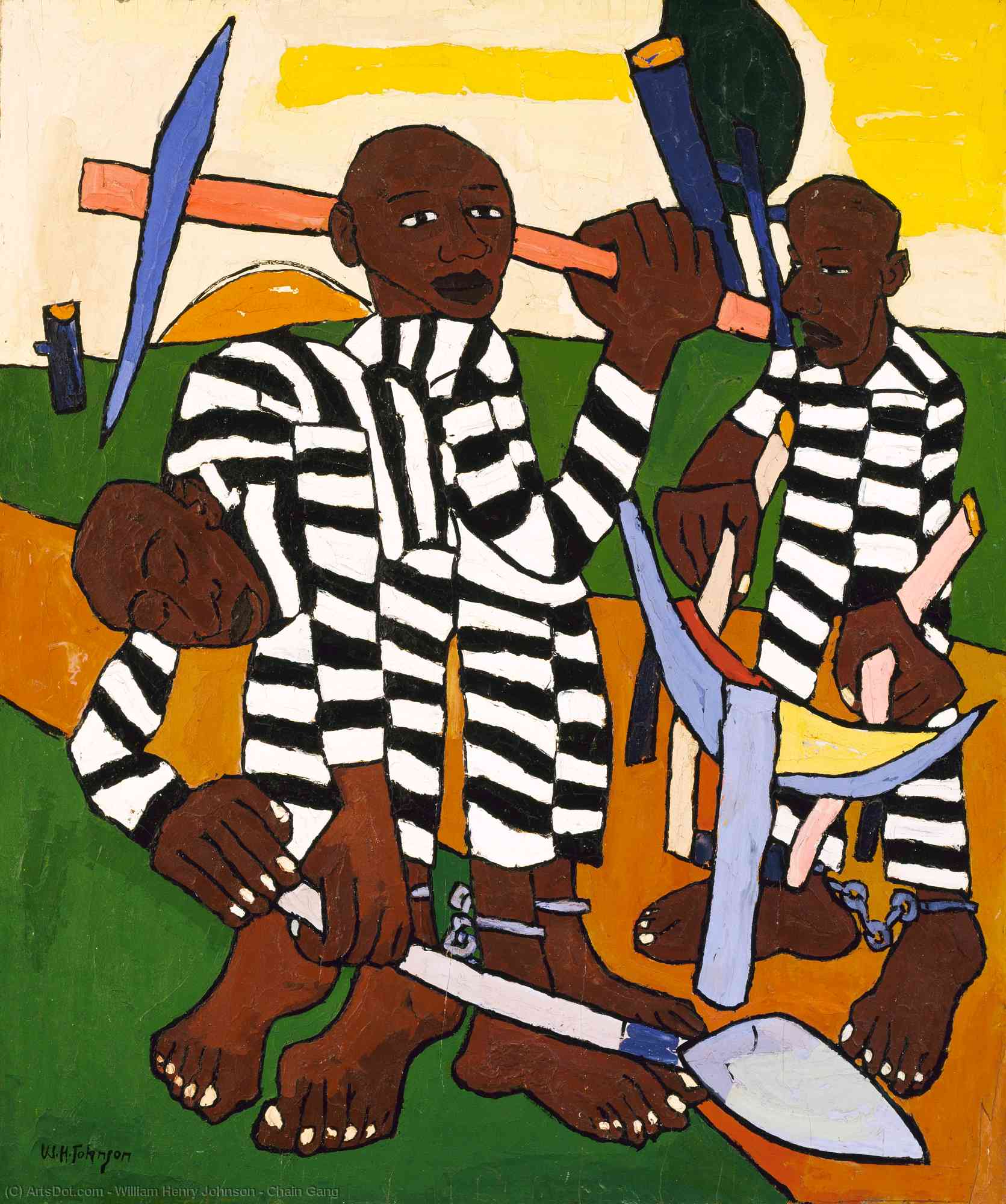 Chain Gang — William H. Johnson