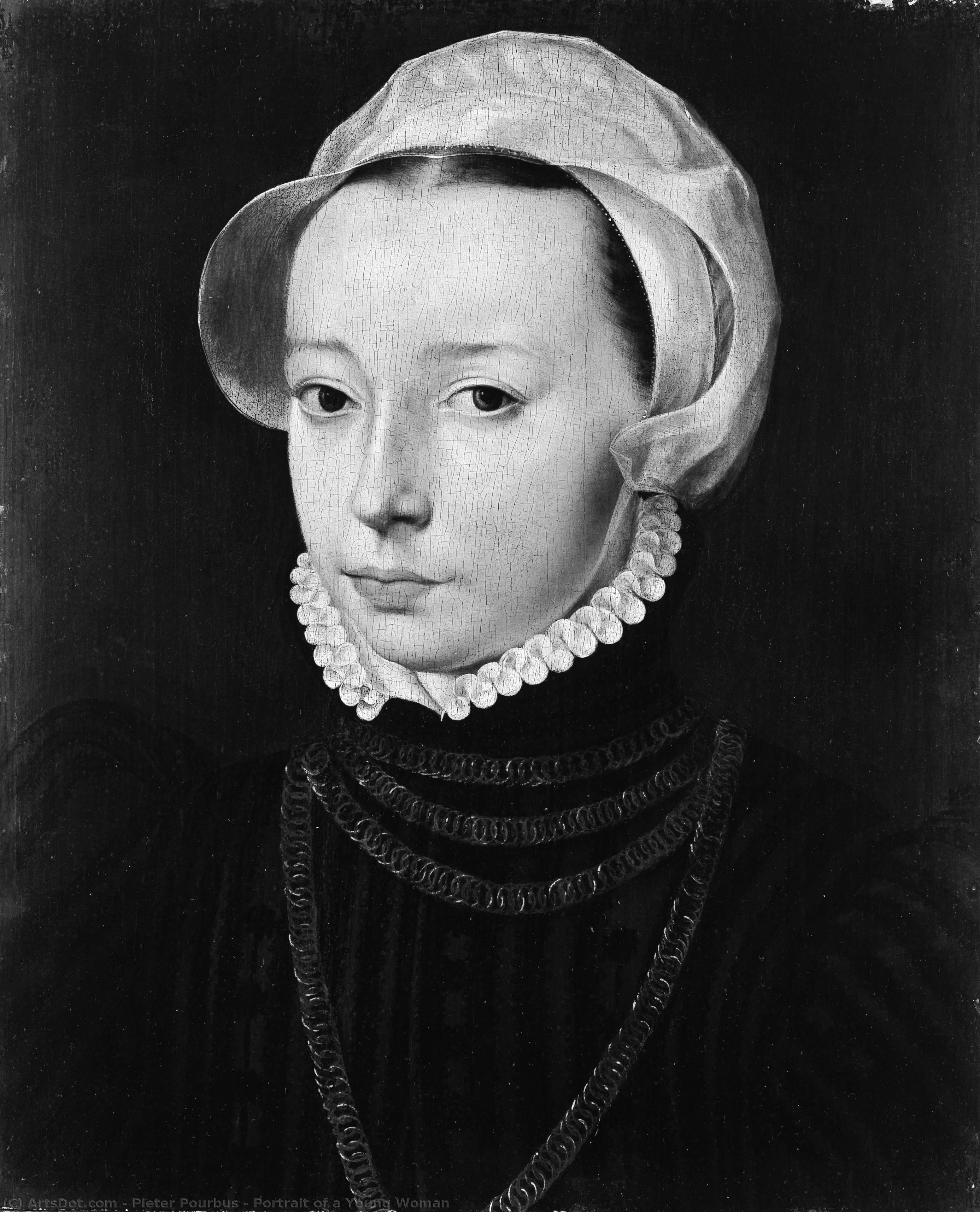 Portrait Of A Young Woman — Pieter Pourbus