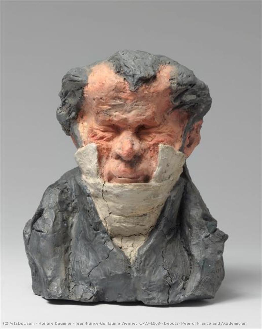 Jean-ponce-guillaume Viennet (1777-1868), Diputado, Par De Francia Y Académico — Honoré Daumier