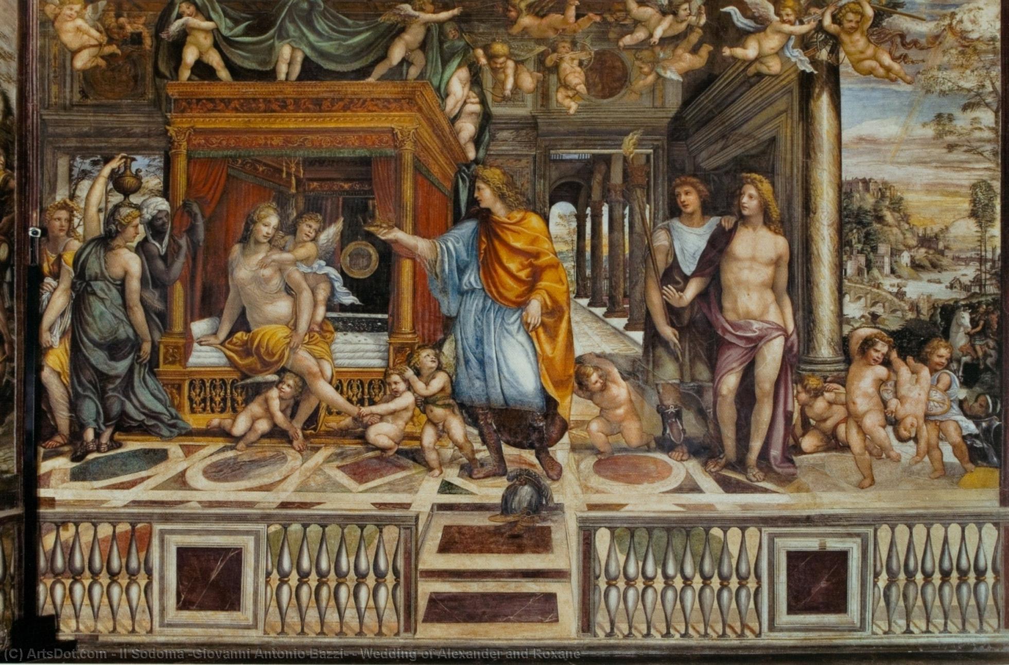 Wedding Of Alexander And Roxane — Il Sodoma (giovanni Antonio Bazzi)