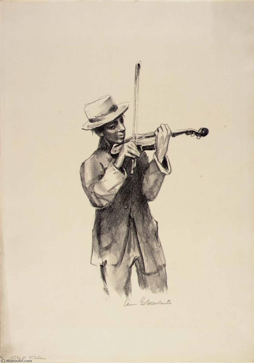 Street Fiddler — Anne Goldthwaite