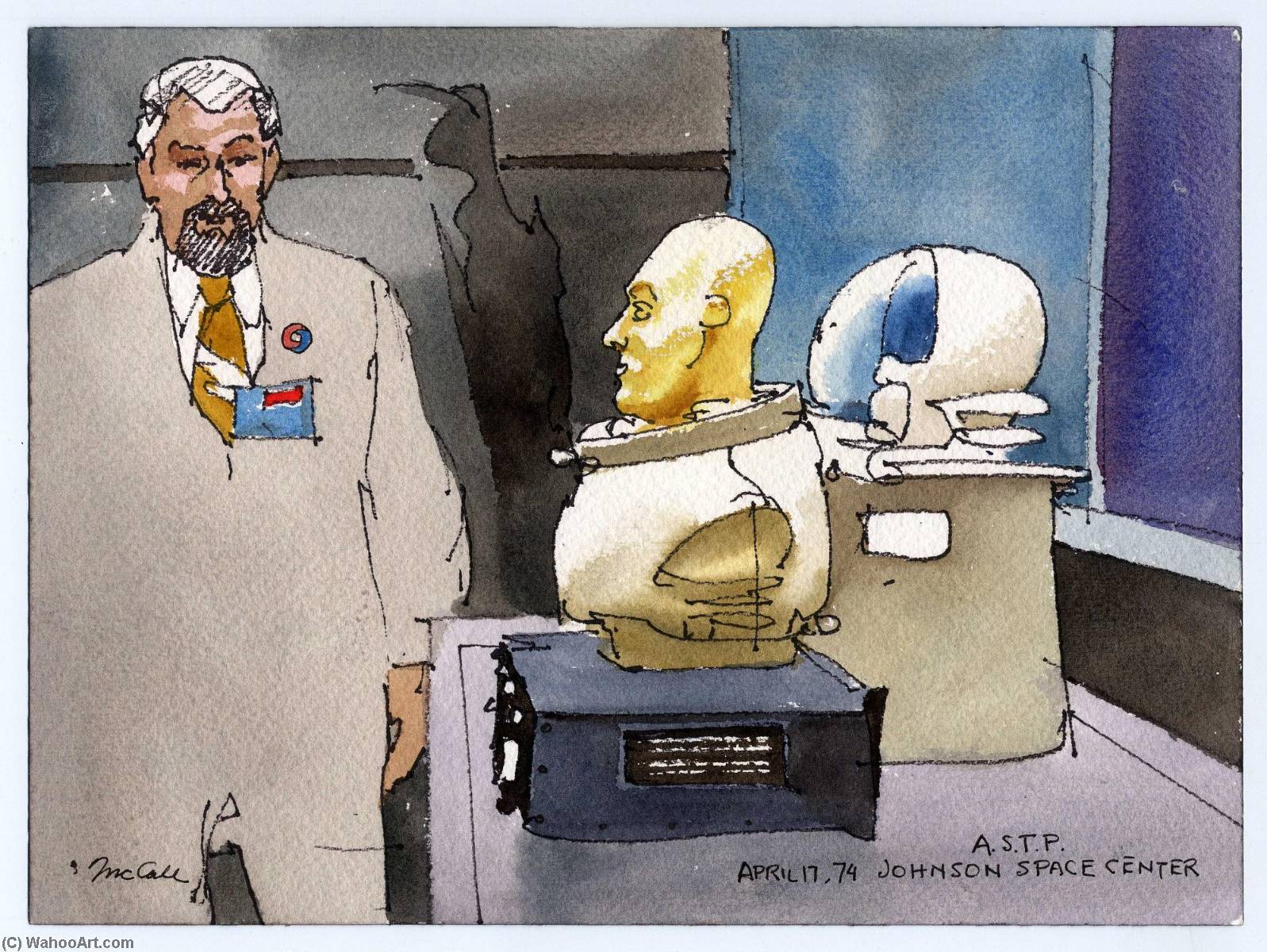 Apollo Soyuz Test Project Johnson Space Center — Robert T Mccall