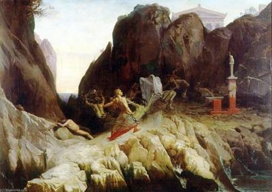 The Wrath Of Orestes — Blaise Alexandre Desgoffe