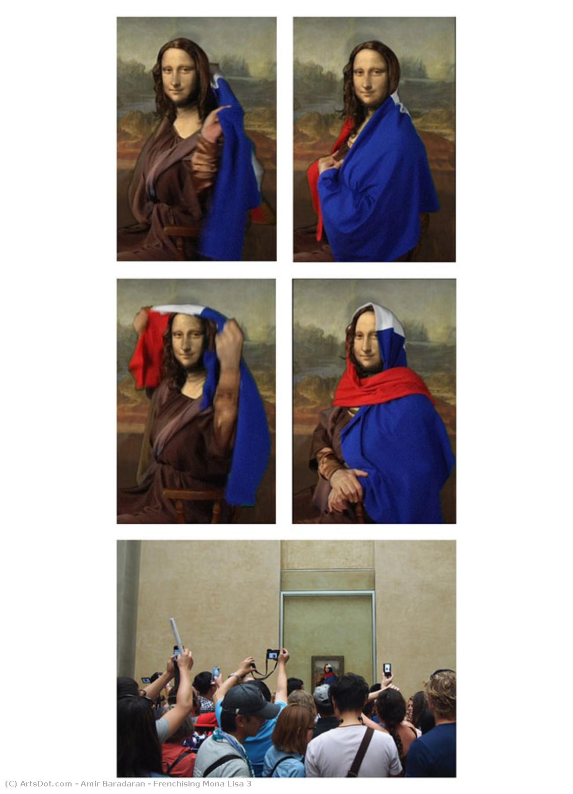 Frenchising Mona Lisa 3 — Amir Baradaran