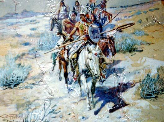 Return Of The Warriors, (painting) — Charles Marion Russell
