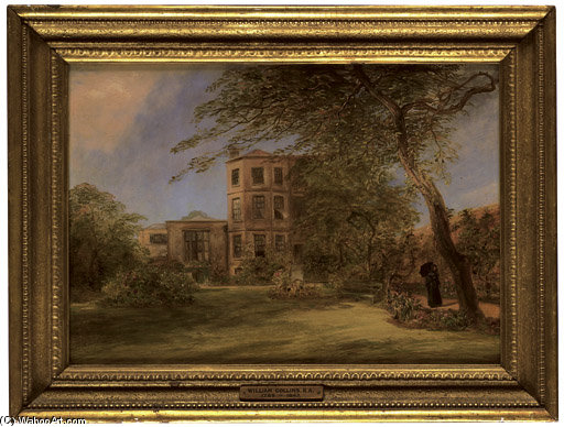 View Of Sir David Wilkie's House In Vicarage Place, Kensington, From The Back Garden — William Collins