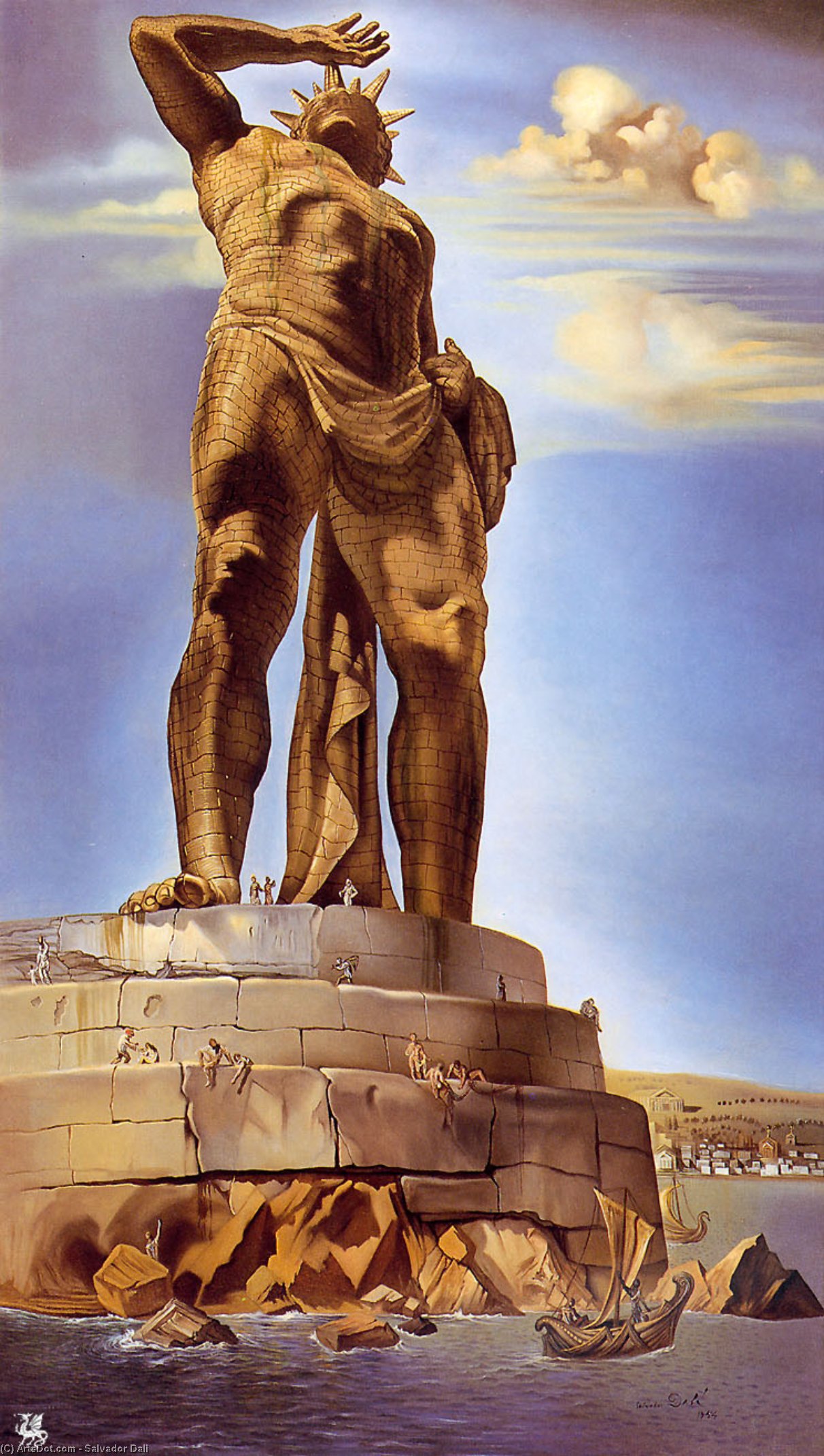 The Colossus Of Rhodes — Salvador Dalí